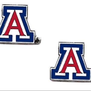 4 different styles of Arizona wildcats earrings- each pair is $13